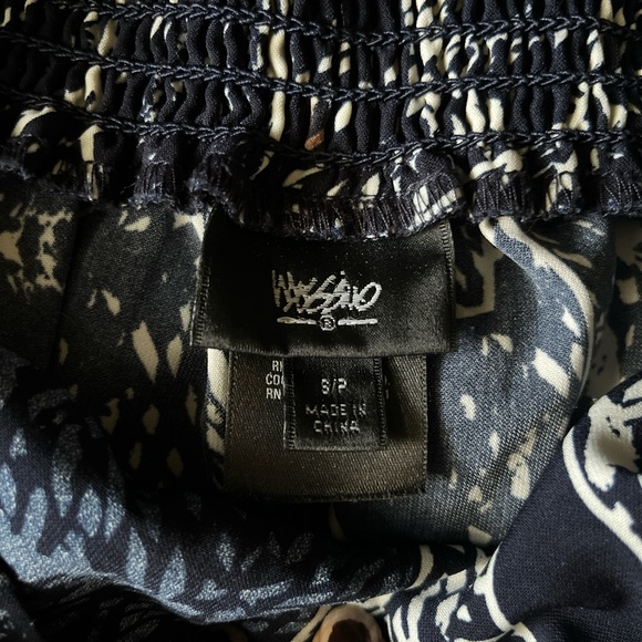 Abstract Patterned Wide-Leg Pants - Picture 2 of 2